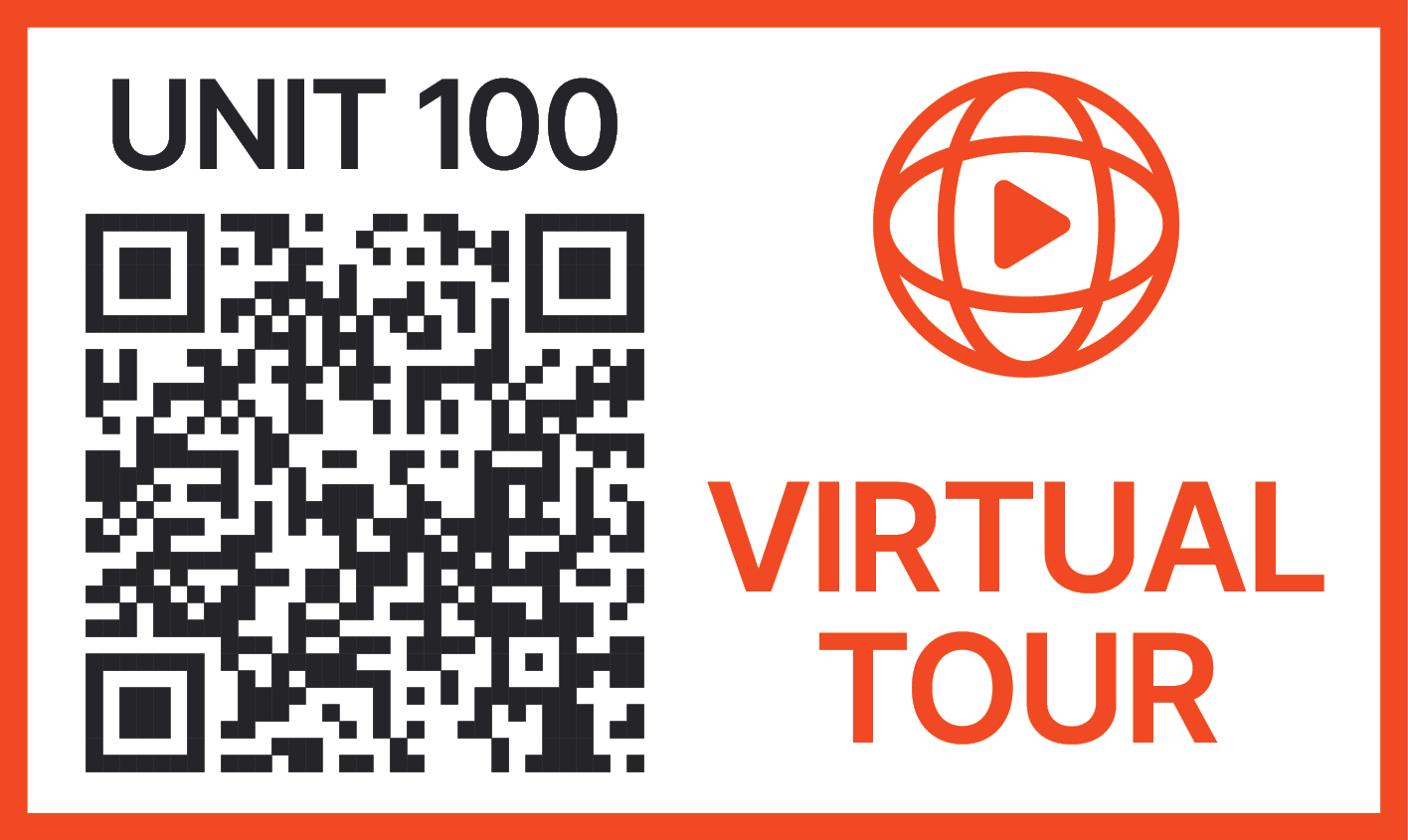 Virtual tour QR code for unit 100
